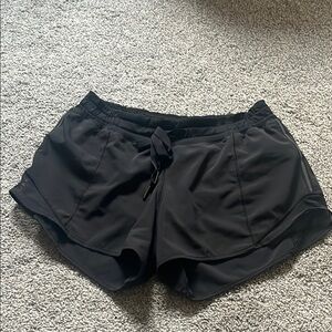 Lululemon Athletica Black Athletic Shorts Lightweight Moisture-Wicking